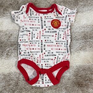 Manchester United Infant Bodysuit - Red & White